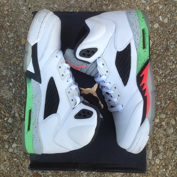 Jordan 5 Retro "Poison Green" - Picture 4 of 5